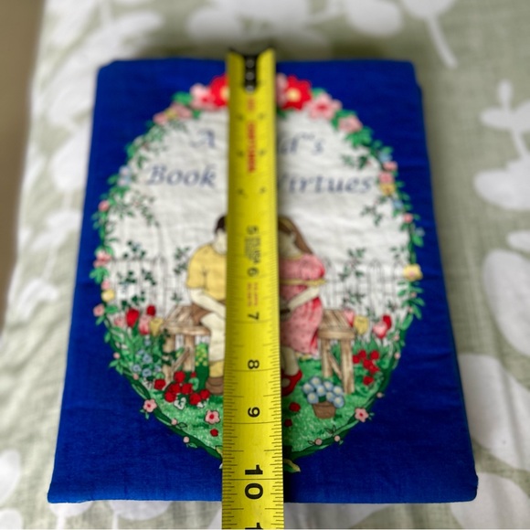 VTG Handmade Material Stitched Sewn Child's Virtues Life Lessons Soft Book Art - Picture 11 of 13